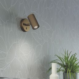 Eglo Portillo Cylindrical 1-Light Spotlight Bronze