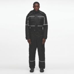 Regatta Waterproof Insulated  Overalls Black Large 42" Chest 32" L