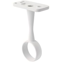 Smith & Locke Rail Centre Bracket White 19mm