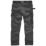 Scruffs Pro Flex Holster Work Trousers Graphite 40" W 32" L