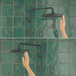 Mira Decor Black Onyx 10.8kW  Manual Dual Outlet Electric Shower