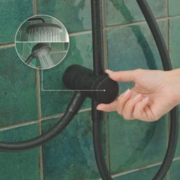 Mira Decor Black Onyx 10.8kW  Manual Dual Outlet Electric Shower