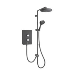 Mira Decor Black Onyx 10.8kW  Manual Dual Outlet Electric Shower
