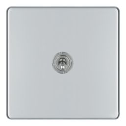 LAP  20A 16AX 1-Gang 2-Way Toggle Switch  Polished Chrome
