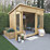 Forest Oakley 8' x 6' (Nominal) Pent Timber Summerhouse with Assembly