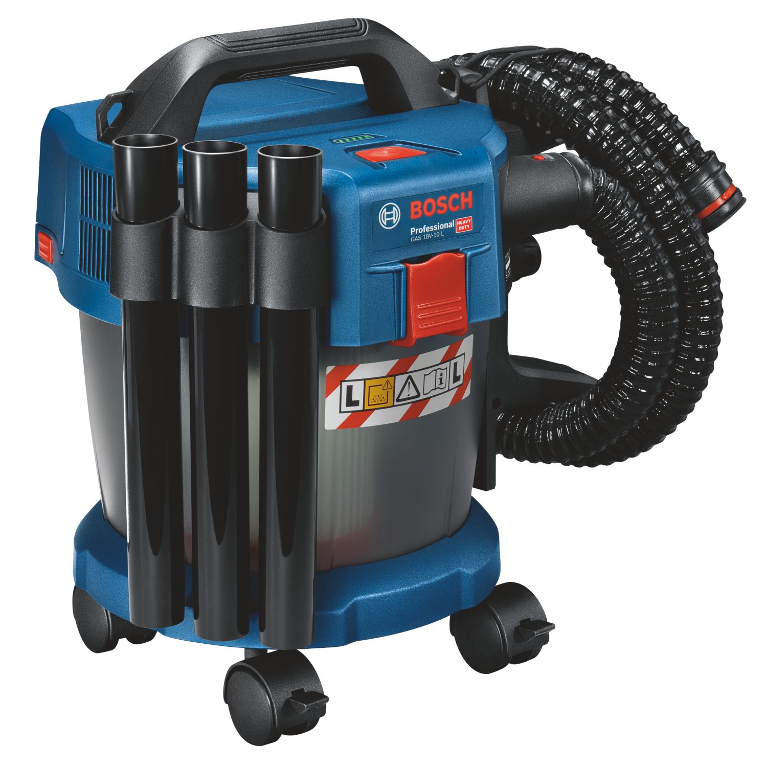Bosch GAS 18 V10 L 34Ltr/sec 18V Li-Ion CoolPack Cordless L Class Dust Extractor - Bare (488TJ)