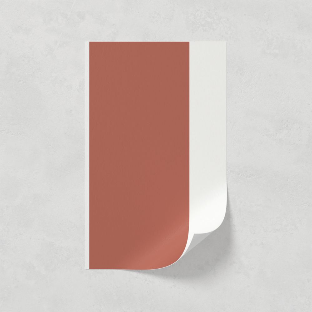 LickPro Red Painted Stripe 03 Wallpaper Sample 0.18m x 0.29m Screwfix