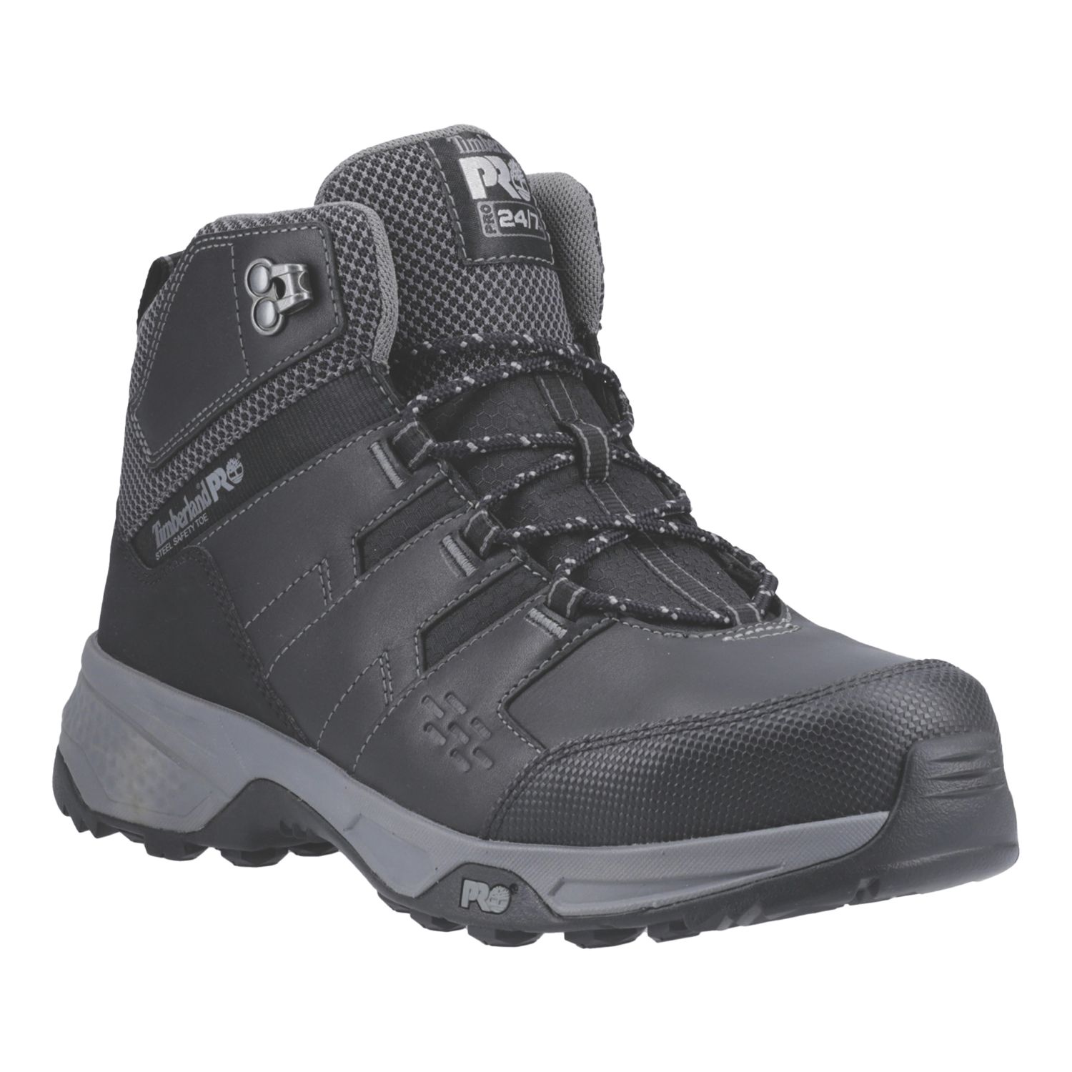Timberland Pro Switchback LT Size 12 Black Steel Toe Cap Safety Boots (488XK)