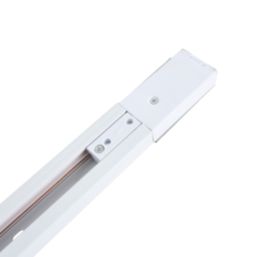 Saxby 1-Circuit Mains Voltage Light Track 2m White