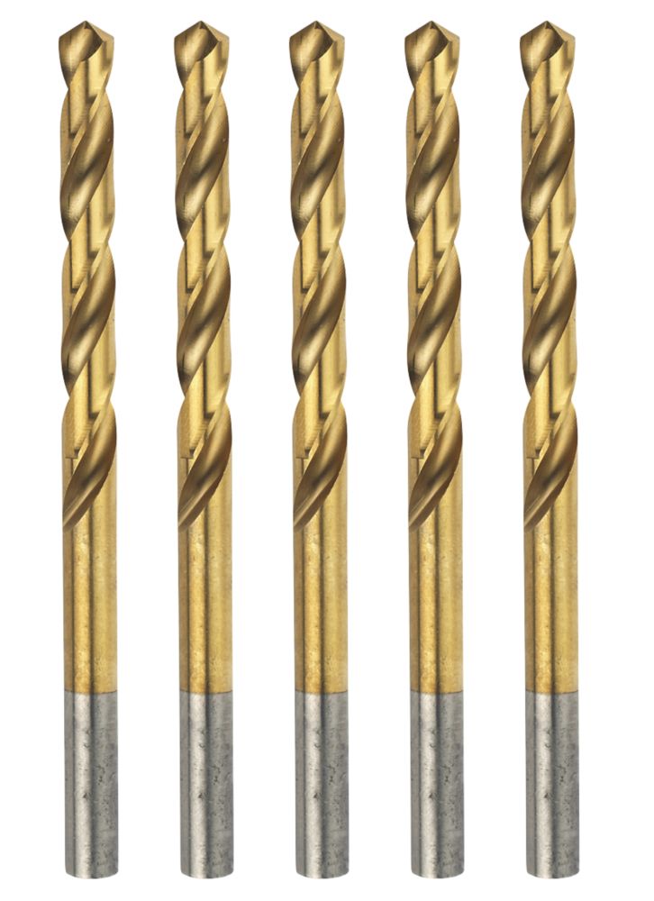 Erbauer  Round Shank Metal Drill Bits 5.5mm x 93mm 5 Pack