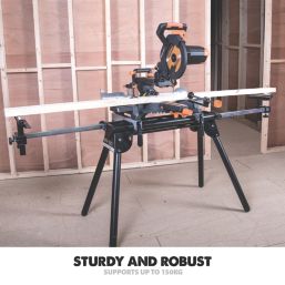 Evolution mitre saw stand outlet rails