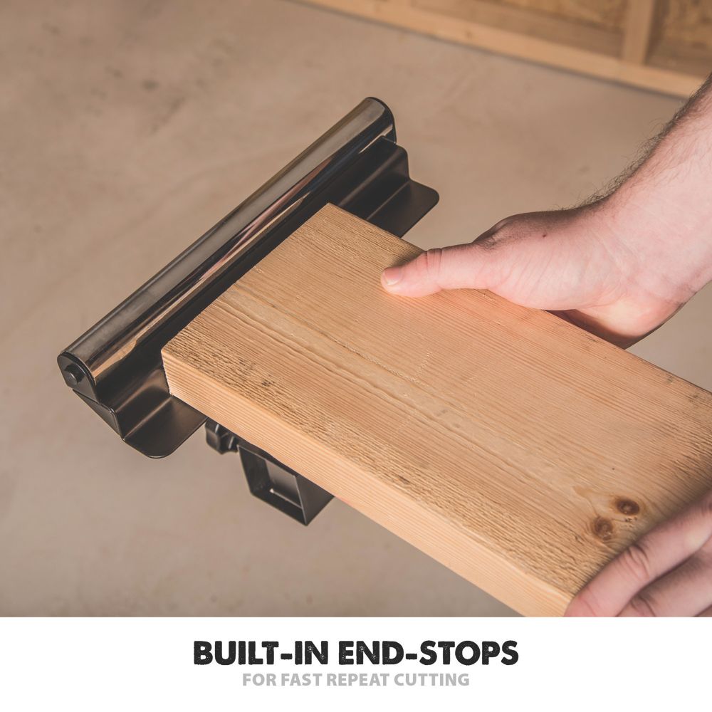 thumbnail image 2 of POWERTEC Folding Miter Saw Stand, Collapsible And Portable With 8-Inch 2 of 11