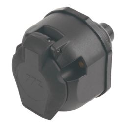 Maypole MP129 13-Pin European Trailer Board Socket with Gasket 12V