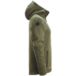 Snickers 8041 FlexiWork Hoodie Khaki Green Medium 39" Chest