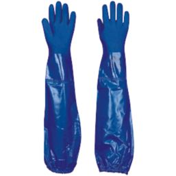Delta Plus VE766 Chemical Gauntlet Blue Large