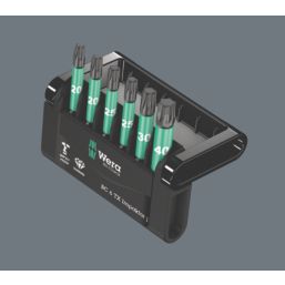 Wera Bit-Check 6 TX Impaktor 1 1/4" Hex Shank TX Bit Set 6 Pieces
