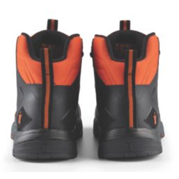 Scruffs Glide Size 7  Black/Orange Water-Resistant  Safety Boots