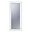 Crystal  Fully Glazed 1-Obscure Light Right-Hand Opening White uPVC Back Door 2090mm x 890mm