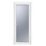 Crystal  Fully Glazed 1-Obscure Light Right-Handed White uPVC Back Door 2090mm x 890mm