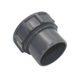 FloPlast Solvent Weld Access Plugs Anthracite Grey 40mm 5 Pack