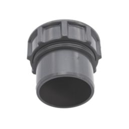 FloPlast Solvent Weld Access Plugs Anthracite Grey 40mm 5 Pack