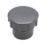 FloPlast Solvent Weld Access Plugs Anthracite Grey 40mm 5 Pack