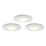 4lite IP65 FRD 3000K Fixed  Fire Rated LED Downlight White 8.5W 653lm 3 Pack