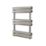 Time 705mm x 500mm 1496BTU Silver Flat Designer Towel Radiator
