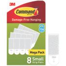 Command Adhesive Picture Hanging Strip Small 8 Pack