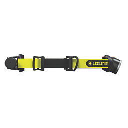 LEDlenser iH8R Rechargeable LED Head Torch Black and Yellow 600lm