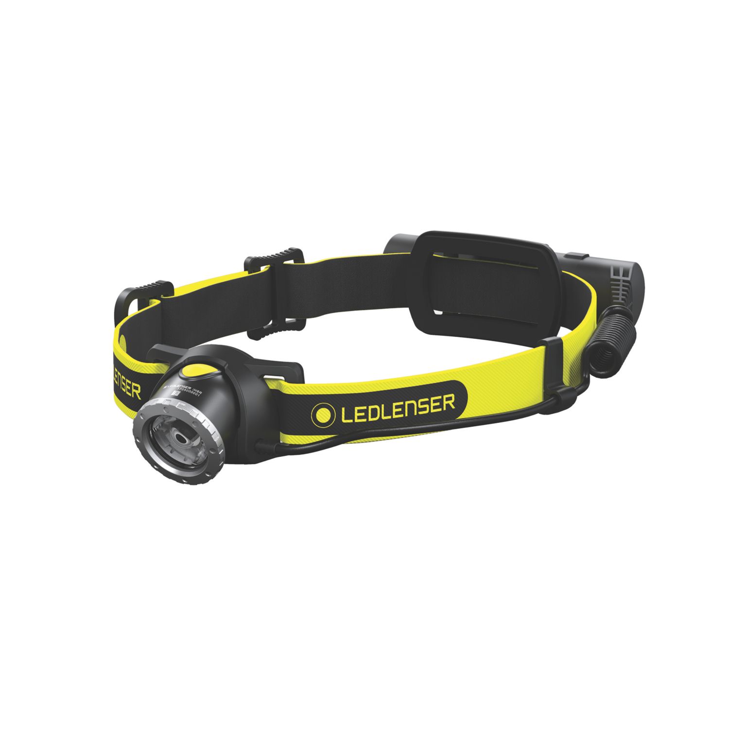 LEDlenser iH8R Rechargeable LED Head Torch Black/Yellow 600lm (489RA)