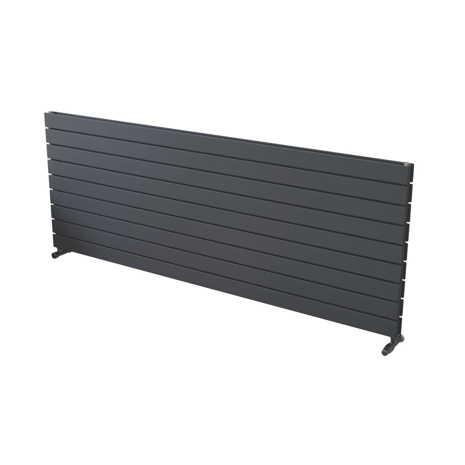 Ximax Oceanus 670mm x 1800mm 6502BTU Anthracite Horizontal Designer Radiator (489TR)