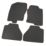 Unique Products Nissan Navara 2010 - 2016 Rubber Automotive Mat 4 Pieces
