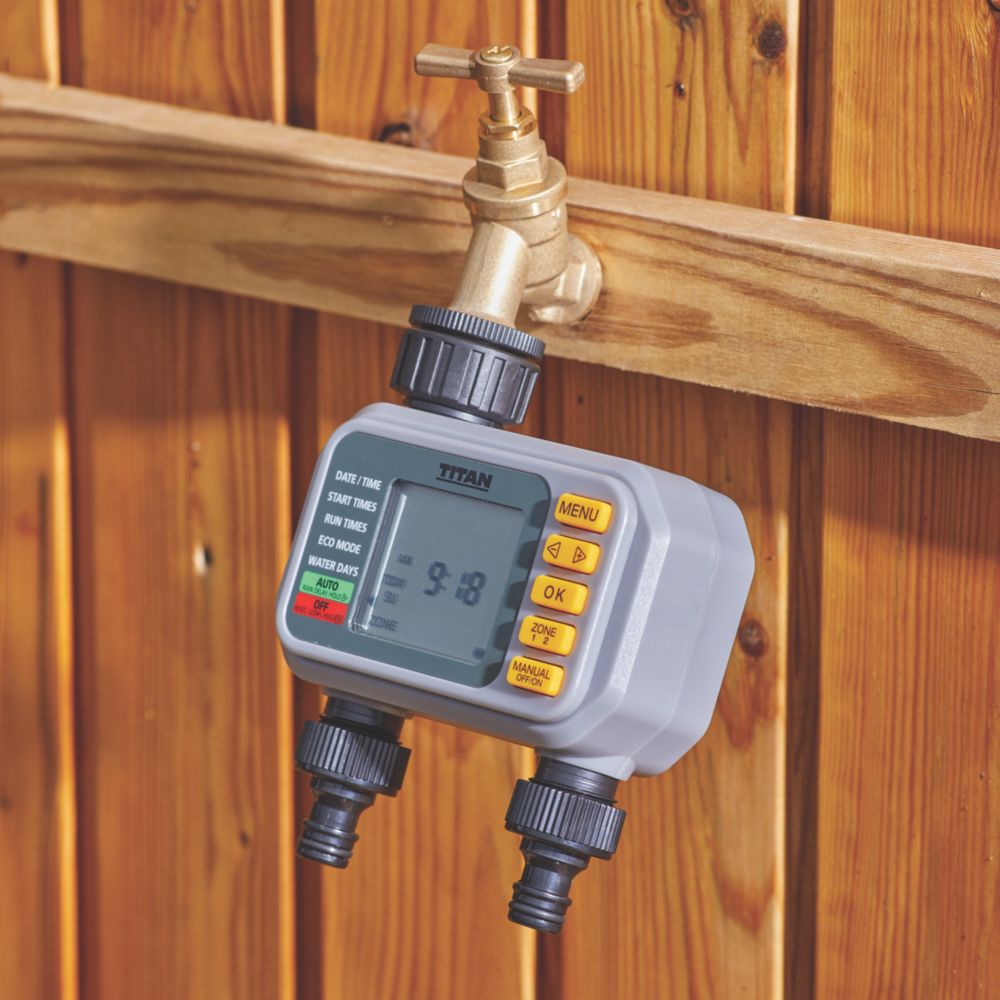 Automatic Digital Irrigation Controller Water Timer For Garden Taps & Watering Systems