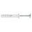 Rawlplug  Nylon Hammer-In Fixings 6ga x 60mm 100 Pack