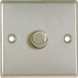 LAP  1-Gang 2-Way LED Dimmer Switch  Brushed Stainless Steel
