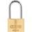 Abus Premium 65 Brass   Long Shackle  Padlock 40mm
