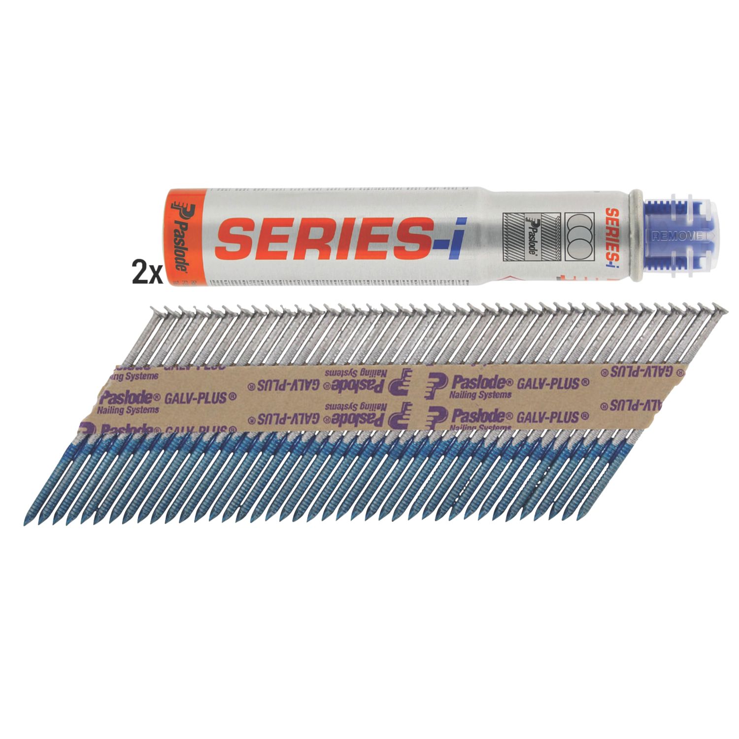 Paslode Galvanised-Plus IM360 Collated Nails 3.1mm x 90mm 2200 Pack (490FV)