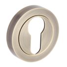 Smith & Locke  Euro Escutcheon (Single) Antique Brass 50mm