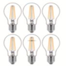 Philips  E27 A60 LED Light Bulb  806lm 7W 6 Pack