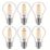 Philips  E27 A60 LED Light Bulb  806lm 7W 6 Pack