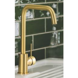 Streame by Abode Vigour Quad Single Lever Mixer Brushed Brass