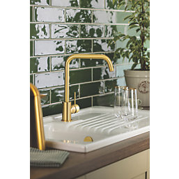 Streame by Abode Vigour Quad Single Lever Mixer Brushed Brass
