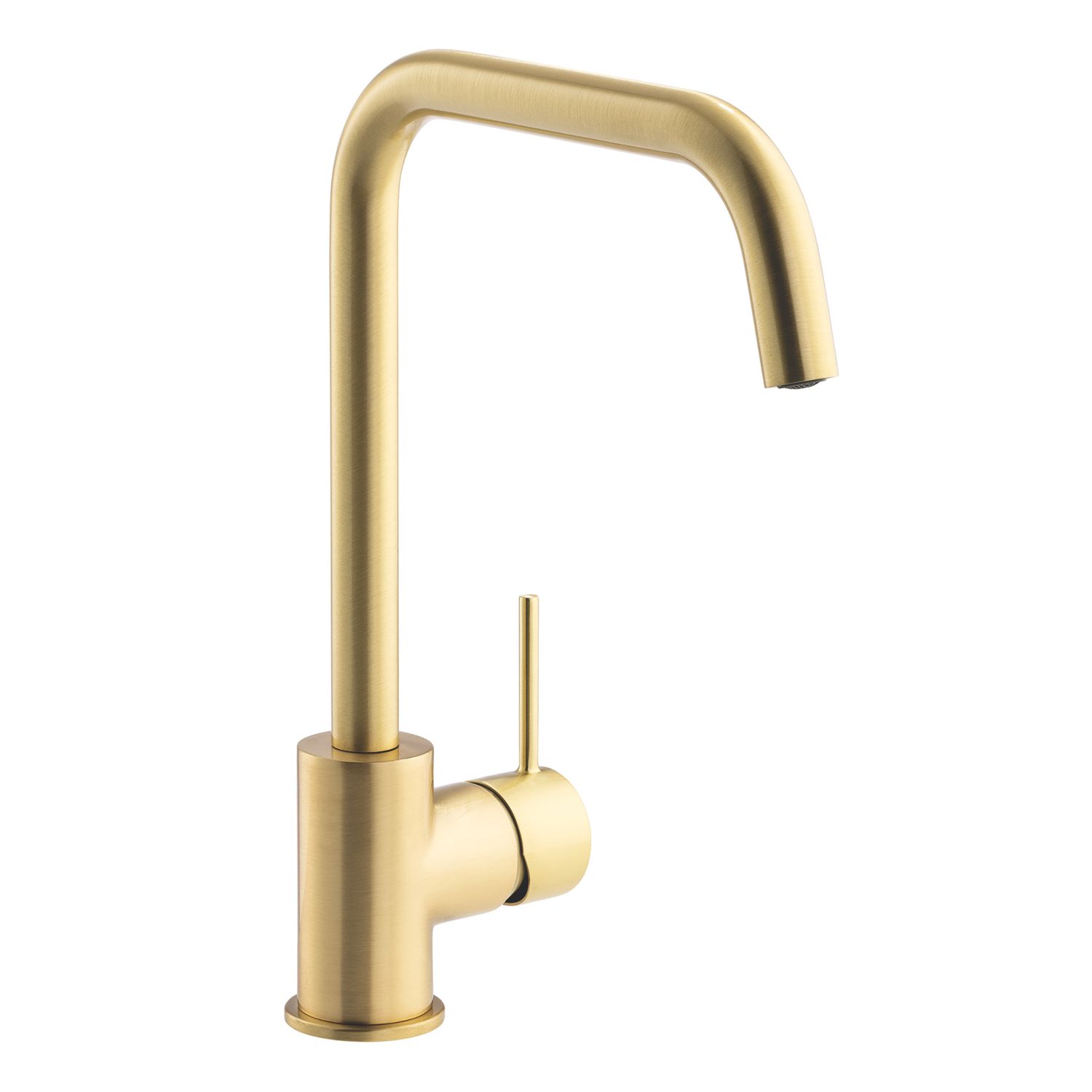 Streame by Abode Vigour Quad Single Lever Mixer Brushed Brass (490JM)