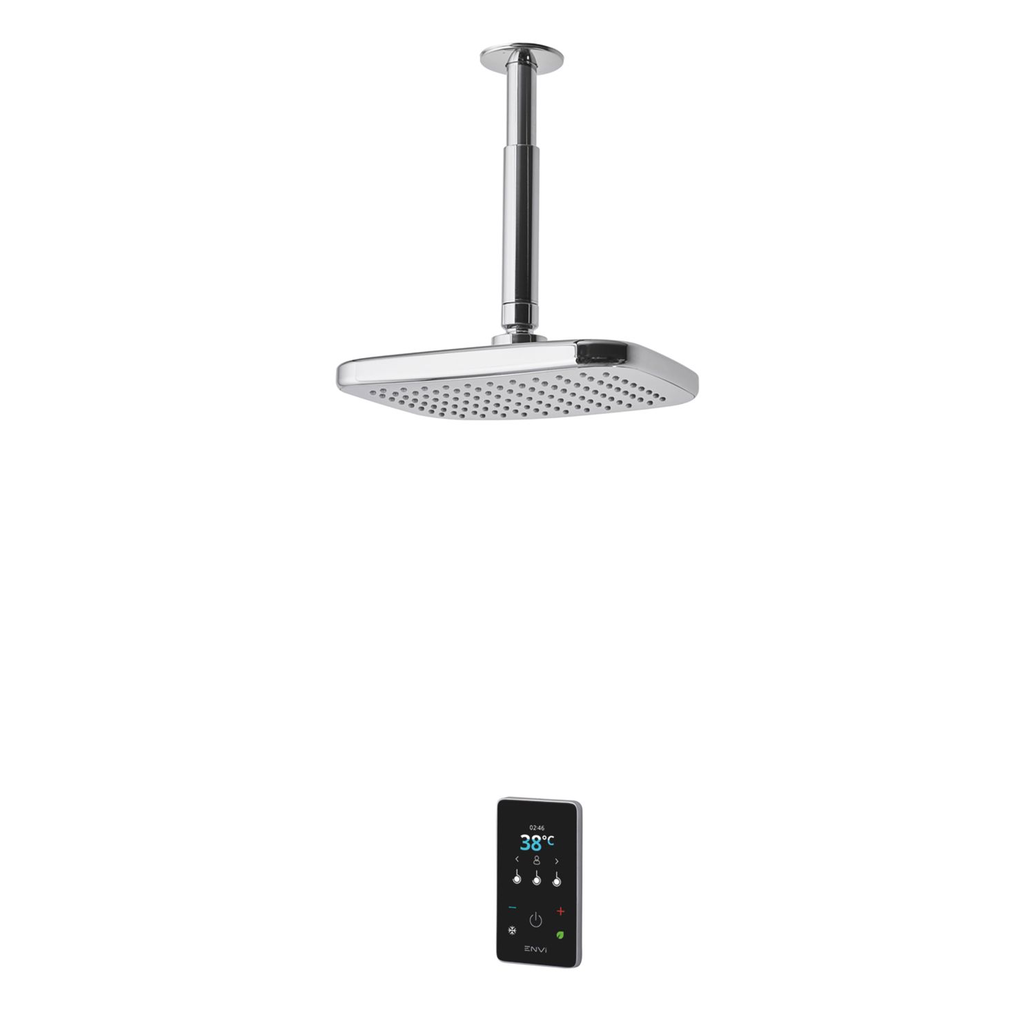 Triton Envi Fixed Head Chrome 9kW Thermostatic Electric Shower (490JW)
