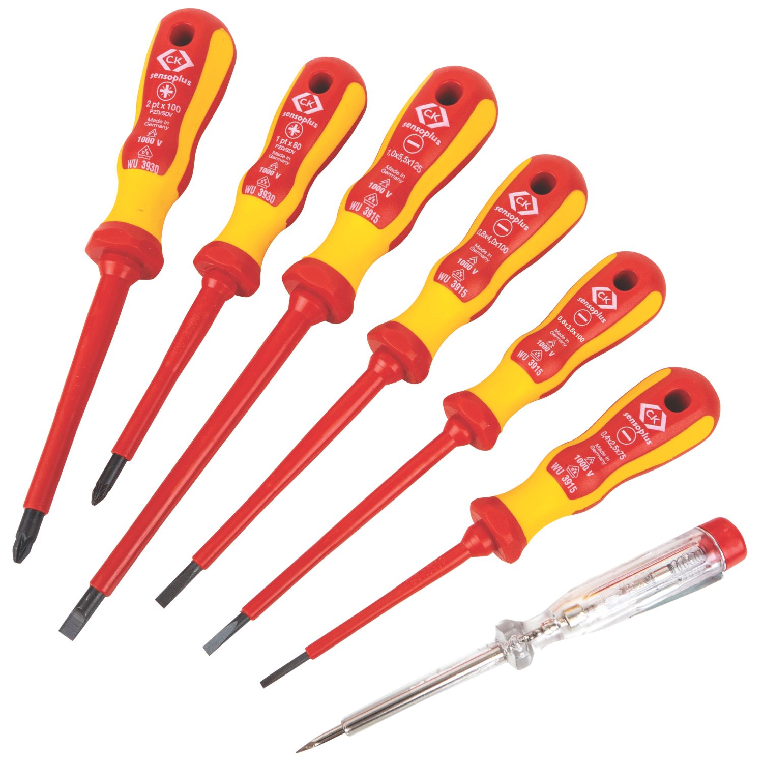 C.K Mixed VDE Screwdriver Set 7 Pieces (490KJ)