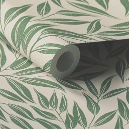 LickPro Green Botanical 03 Wallpaper Roll 52cm x 10m