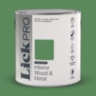 LickPro 2.5Ltr Green 07 Satin Water-Based Trim Paint