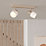 Eglo Corato 2-Light Ceiling Light Sandy / White