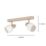 Eglo Corato 2-Light Ceiling Light Sandy/White